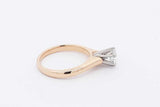 0.75ctw Diamond Ring In 14k Yellow Gold 4.6 Grams Size 7 Eb0425lxxzsa