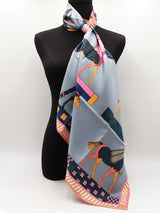 Hermès A Toute Allure Scarf 90 In Multicolor Silk Twill Fw1025oordu