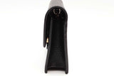 Gucci Black Leather Interlocking G Wallet With Chain Eb0626pxzsa