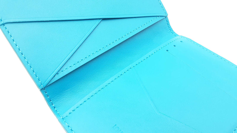 Louis Vuitton Pocket Organizer In Turquoise Taurillon Leather Fw0725wzxdu