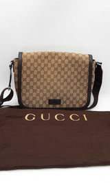 Gucci Monogram Large Flap Messenger Bag Eborxdu 144030006905