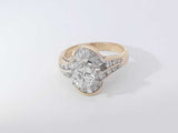 1.71 Cttw Diamond 18k Yellow Gold Ring 5.4 Grams Size 6.5 Aa0725lizxsa