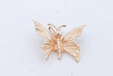 14k Yellow Gold Butterfly Pendant 2.7 Grams Eb0526lcxde