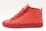 Balenciaga Red Arena Hightop Sneakers Size 42