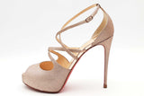 Christian Louboutin Glitter Platform Pumps Size 39 Eb0526lxzsa