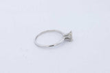 0.2ctw Diamond Ring In 10k White Gold 1.4 Grams Size 6.25 Eb0926sxde