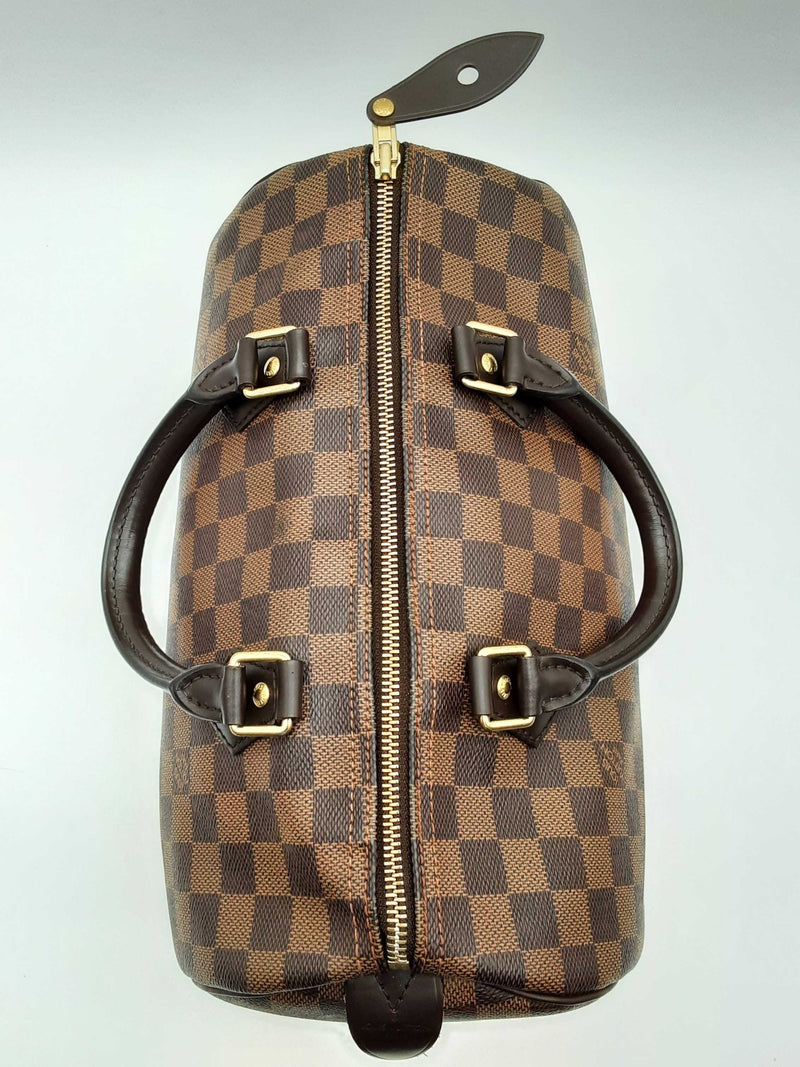 Louis Vuitton 30 Speedy Brown Ebene Damier Handbag Do0824rxzde