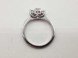 0.5 Cttw Natural Diamonds 14k White Gold 3.4g Ring Size 6.5 Do0426wxzde
