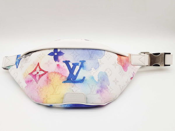 Louis Vuitton Discovery Watercolor Monogram White Bum Bag Do0425lixzde