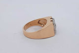 0.34cttw Diamond Ring In 14k Yellow Gold 9 Grams Size 9.5 Eb0726lxxzsa