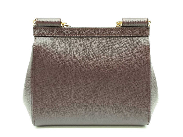 Dolce & Gabbana Sicily Dark Purple Handbag Sd0425irz