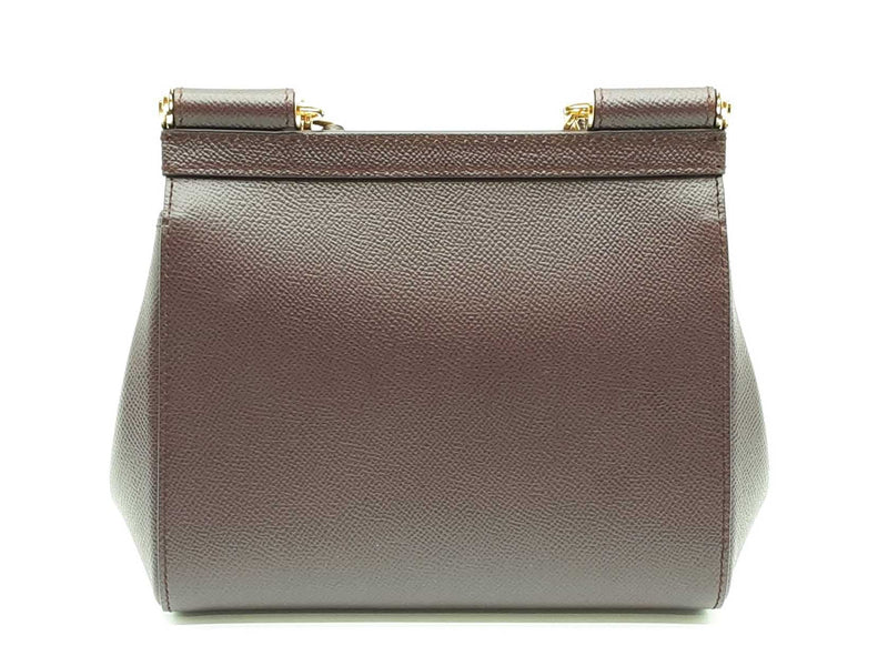 Dolce & Gabbana Sicily Dark Purple Handbag Sd0425irz