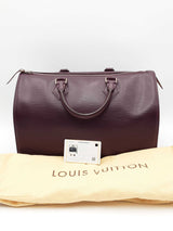 Louis Vuitton Purple Epi Leather Speedy 30 Eb0726wrxsa