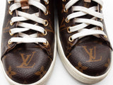 Louis Vuitton Monogram Canvas Frontrow Sneakers Size 37.5 Eb1225orcde