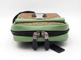 Coach Track Pack In Signature Canvas & Soft Khaki Green Leather Fw0926ezdu