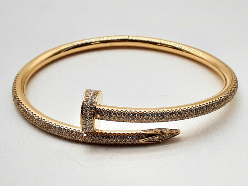 18k Yg 33.6g Diamonds Bangle Bracelet Do0924lrxzxmia