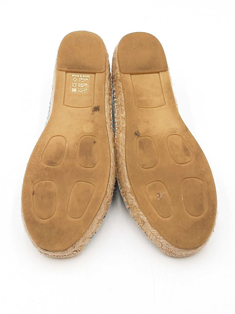 Prada Nastro Jacquard Embroidered Espadrilles Size Eu 36 Fw0525lzxdu