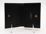 Yves Saint Laurent Cassandre Flap Card Case Black Wallet Aa0726rzsa