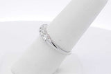0.85cttw Lab Grown Diamond Ring In 14k White Gold 1.7 Grams Size 7 Eb0826prxsa
