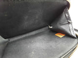 Tory Burch Black Leather Small Keychain Zipper Pouch Do0925rde