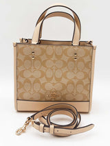 Coach Signature Canvas New Year Dempsey Tote Bag Eb0826ixdu
