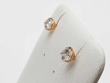 1.02 Cttw Lab Grown Diamonds 14k Yellow Gold 0.8g Stud Earrings Do0726orxde