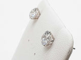 2.06 Cttw Lab Grown Diamonds 14k White Gold 1.1g Stud Earrings Do0826poxde