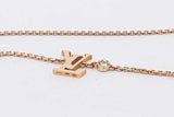 Louis Vuitton 18k Yellow Gold Idylle Blossom Lv Pendant Necklace 4g Eb1225lorxsa