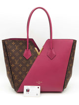 Louis Vuitton Monogram Canvas Magenta Leather Kimono Tote Bag Eb0526lcrrsa