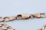 10k Rose Gold Diamond Cut Cuban Link Chain Necklace 20.2 Grams 22 In Eb0326prxde