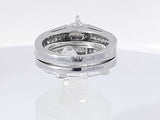 1.80 Cttw Diamond 14k White Gold Engagement Set 8 Grams Size 6.5 Aa1025rrzsa
