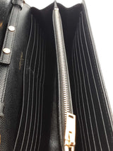 Yves Saint Laurent Matelasse Chevron Quilted Wallet With Chain Eb0726orxsa