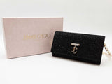 Jimmy Choo Black Glitter Bohemia Shoulder Bag Sd0626ozxde