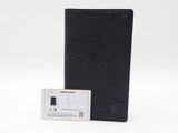 Louis Vuitton Black Epi Leather Brazza Wallet Sd0726srdu