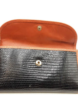 Dooney & Bourke Lizard Embossed Continental Clutch Wallet Eb1125lrdu