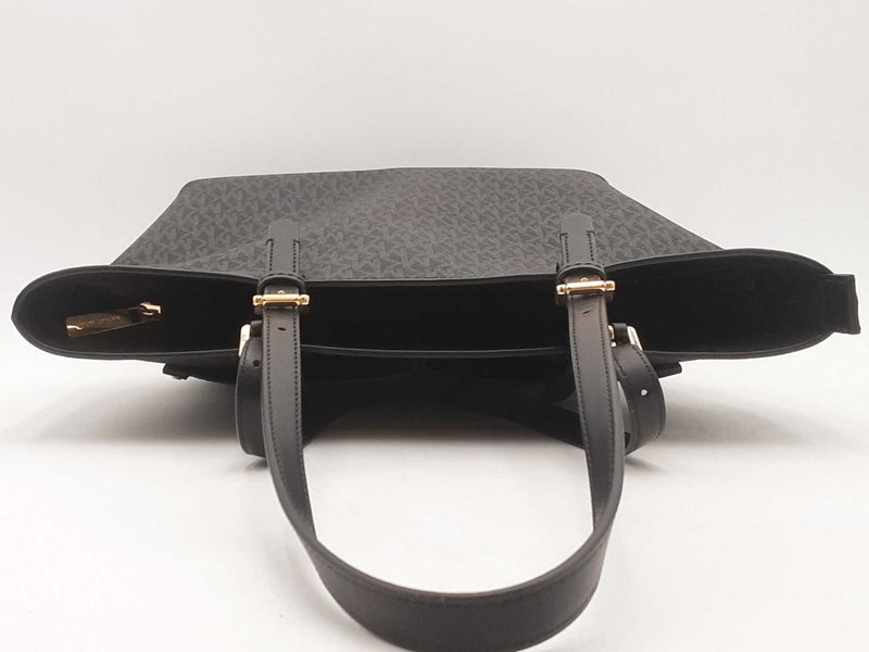 Michael Kors Jet Set Medium Black Handbag Aa0725rzsa