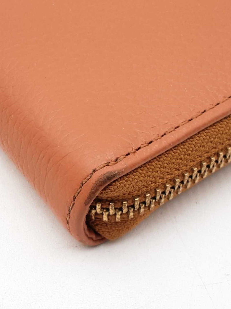 Kate Spade Continental Wallet In Warm Gingerbread Pebbled Leather Fw1025ordu