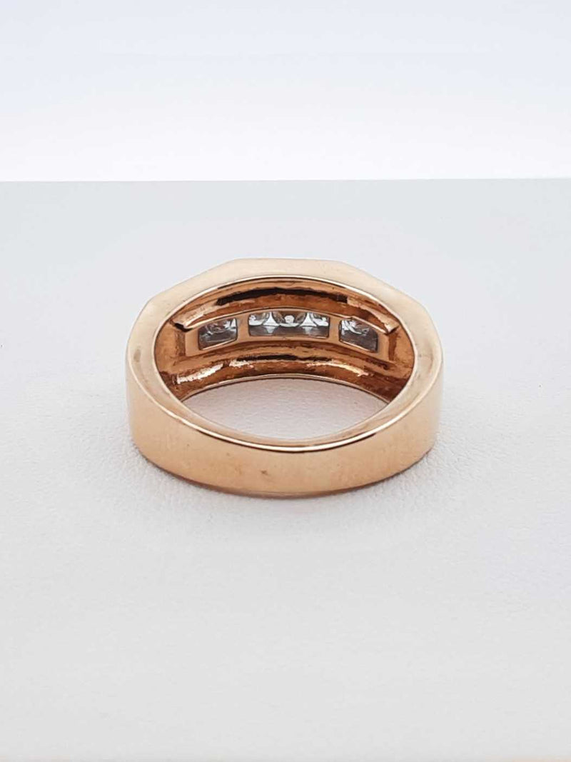 0.50 Cttw Channel-set Diamond & 14k Gold Band 10.2 Grams Size 8 Fw0625izxdu