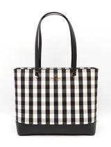 Kate Spade New York Perfect Tote In Jazzy Gingham Textured Pvc Fw0425wzsa