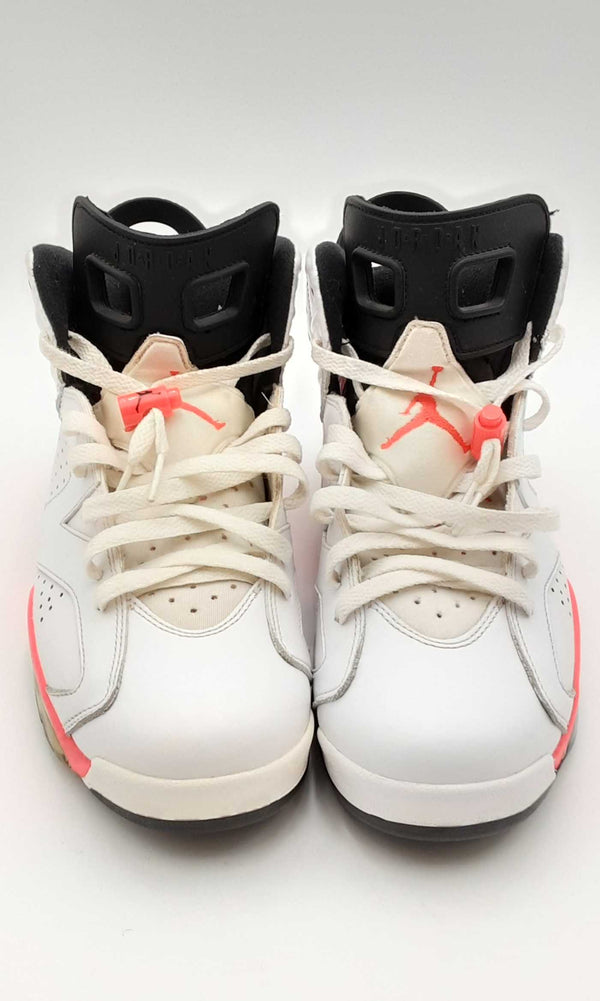 Nike Air Jordan 6 Retro Infrared White Sneakers Size 9.5 Ebcxsa 144010003528