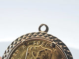 22k Gold 1897 Netherlands Coin Pendant In 14k Setting 9.4 Grams Fw0726lxzxdu