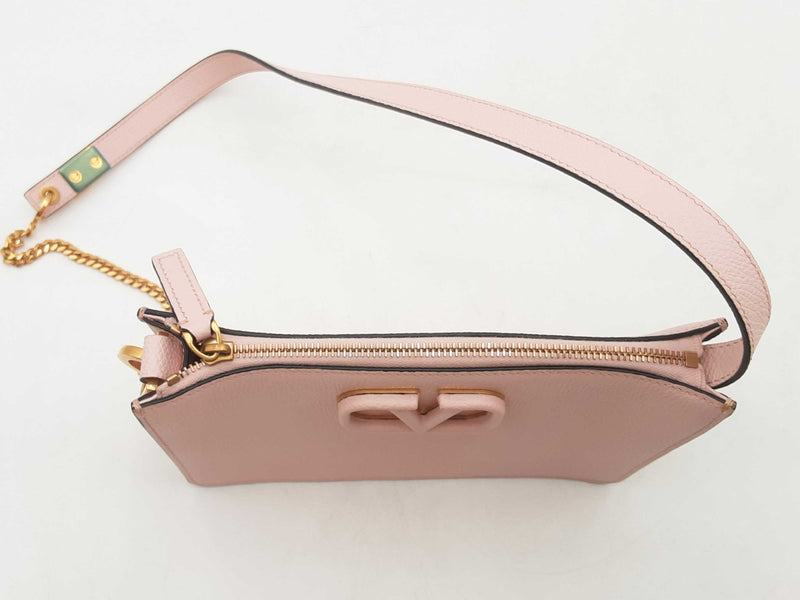 Valentino Vsling Zip Shoulder Bag Pink Aa0725orzsa