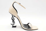 Saint Laurent Opyum White Patent Leather Heels Size 38.5 Eb0526lrxsa