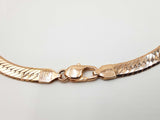 14k Yellow Gold Herringbone Chain Necklace 22.6 Grams 16 Inches Fw0726lpzxdu