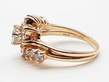 1.03 Cttw Natural Diamonds 14k Yellow Gold 6.0g Ring Size 7.5 Do0626rxzde