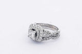 2.47cttw Diamond Ring In 14k White Gold 9.2 Grams Size 5 Eb0725lexzsa
