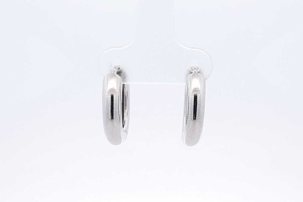 925 Sterling Silver Hoop Earrings 5.6 Grams Eb0125psa