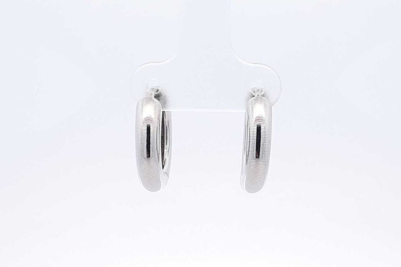 925 Sterling Silver Hoop Earrings 5.6 Grams Eb0125psa