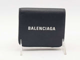 Balenciaga Cash Mini Wallet On Chain Black Wallet Aa0525loxsa