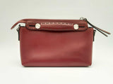 Fendi Logo By The Way Burgundy Leather Crossbody Bag Fw1224prxdu